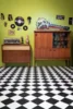 Artifact Vinylgulv - York Harlequin sort/hvid - REST 350X400 CM.