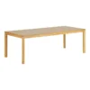 Bowen Spisebord i eg og mørk sand. 2 tillægs plader