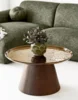 Clyde Loungesofa, Olivengrøn venstrevendt med 2 puder