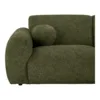 Clyde Loungesofa, Olivengrøn højrevendt med 2 puder