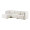 Noor Loungesofa, Off-white og venstrevendt