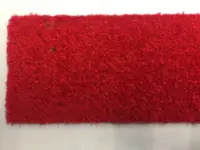 Eton Rød måtteløber med gummikant 