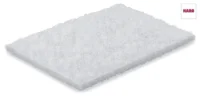 Fiber pad hvid