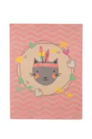 AW Mood Children's Blanket - Feather Cat - REMAINSALE