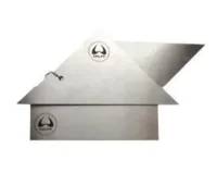 Wolff trekant/udv hjørne skabelon stål 