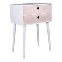Rimini white bedside table - SOLD OUT FOR WEEK 24