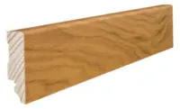 Fodpanel til trægulv, 16 x 58 mm. mat lak, uden fræsning