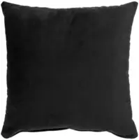 Lido Cushion in black velour