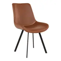 Memphis Dining chair in black PU