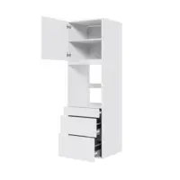 Multi-Living højskab - Indbygningsskab med deludtræk 