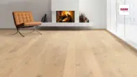 Haro Series 3000 - Plank floor in oak, universal, white oil