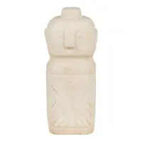 Beige dekoration i cement, 15 cm.