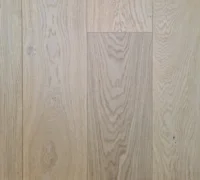 Eg plank Rustik børstet hvid matlak 