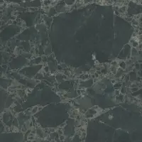 Horn Kompaktlaminat bordplade - CM Kings Marble Green, sort kerne