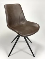 Sofie - Stol i brun PU