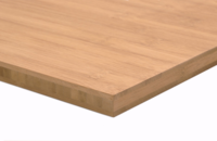 16 mm. bambusplade - Plain pressed, Ecru 