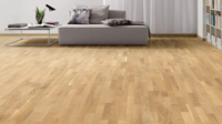 3-stavs parketgulv i Eg Favorit børstet - RESTPARTI