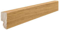 Fodpanel til trægulv, 16 x 40 x 240 mm. oliebehandlet, uden fræsning