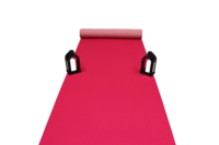 Pink Løber i nålefilt - 1 meter bredde - REST 490X100 CM.