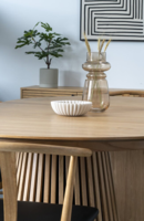 Skål i beige polyresin