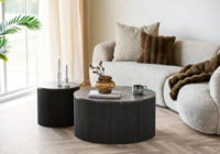 Rota Sofabord, Brunt marmor look - UDSOLGT TIL UGE 2/2026.