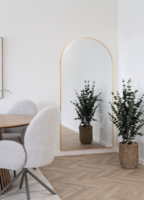 Madrid Spejl med messing look ramme