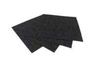 Orlando Nålefilt tæppeflise, Sort