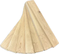 Sildebensparket i massiv Egetræ - 16/22x70x420 mm.