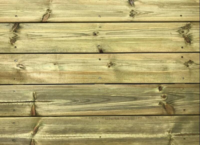Trykimprægneret terrassebrædder 21x95 mm.