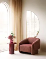 Hamilton Loungestol i farven bordeaux - UDSOLGT TIL UGE 29