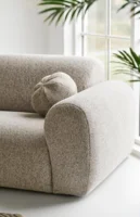 Clyde Loungesofa, Sten-grå venstrevendt og med 2 puder