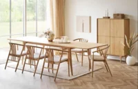 Darwin Spisebord, egefiner, inkl tillægsplader