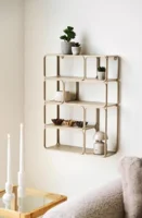 Lanciano Vægreol i metal og farven beige