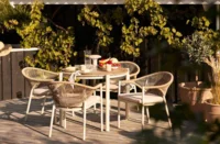 Havemøbelsæt Abela, 4 stole - UDSOLGT TIL UGE 23