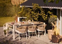 Havemøbelsæt Abela, 6 stole - UDSOLGT TIL UGE 23