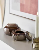 Krukker i brun keramik - UDSOLGT TIL UGE 35
