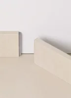 Vinyl fodpanel til Isefjord - Medium, Beige Cemento, INGEN RETURRET!