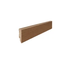 Fodpanel til trægulv, Røget eg børstet, 16x58 mm. Oliebehandlet