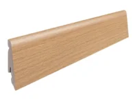 Fodpanel til laminatgulv, Bøg, 19x58 mm.