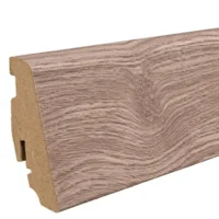 Fodpanel til laminatgulv, Eg Veneto Crema, 19x58 mm.