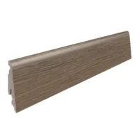 Fodpanel til laminatgulv, Grafiteg, 19x58 mm.