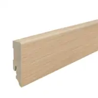 Fodpanel til laminatgulv, Bøg, 16x58 mm.