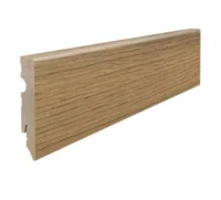 Fodpanel til laminatgulv, Eg Bari natur, 15x80 mm.