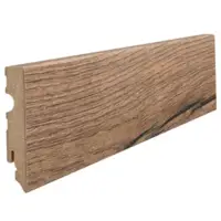 Fodpanel til laminatgulv, Eg Italica Natur, 15x80 mm.