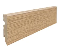 Fodpanel til laminatgulv, Eg Portland puro/Eg Flavia puro/Chevron eg puro, 15x80 mm.