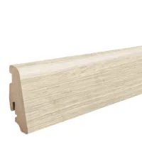 Disano Fodpanel til designgulv (vandresistent), 19x58 mm., Eg Sheffield cremehvid