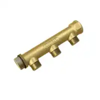 Wavin 3/4" fordelerrør 3 afgange 1/2" Centerafstand 50 mm.