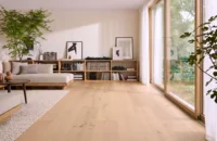Timberman Wideplank - Eg Country, børstet hvid